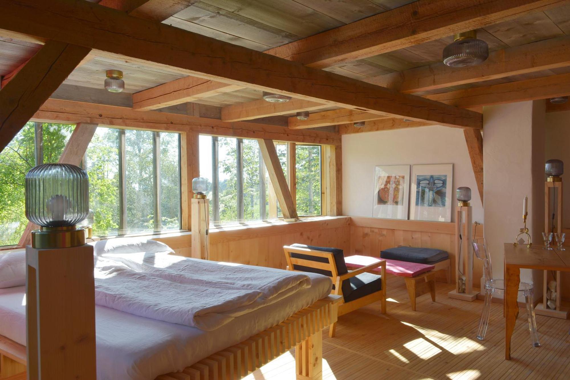 Bed and Breakfast Künstler Clemens Ruben Mont-Soleil Exterior foto